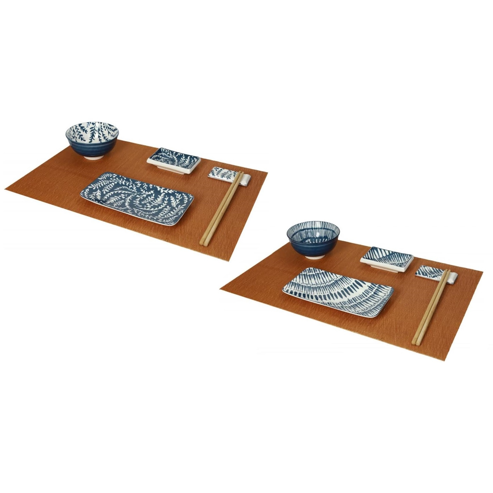 Brandani Sushi set 2 persone 24 pezzi con tovagliette incluse cod.52496